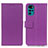 Leather Case Stands Flip Cover Holder M08L for Motorola Moto G22 Purple