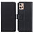 Leather Case Stands Flip Cover Holder M08L for Motorola Moto G32