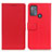 Leather Case Stands Flip Cover Holder M08L for Motorola Moto G50 Red