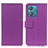 Leather Case Stands Flip Cover Holder M08L for Motorola Moto G84 5G Purple
