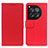 Leather Case Stands Flip Cover Holder M08L for OnePlus Ace 3 5G Red