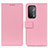 Leather Case Stands Flip Cover Holder M08L for OnePlus Nord N200 5G Pink