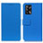 Leather Case Stands Flip Cover Holder M08L for Oppo A95 4G Blue