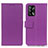 Leather Case Stands Flip Cover Holder M08L for Oppo A95 4G Purple