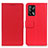 Leather Case Stands Flip Cover Holder M08L for Oppo A95 4G Red