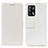 Leather Case Stands Flip Cover Holder M08L for Oppo A95 4G White