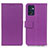 Leather Case Stands Flip Cover Holder M08L for Oppo Reno7 5G Purple