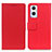 Leather Case Stands Flip Cover Holder M08L for Oppo Reno7 Lite 5G Red