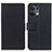 Leather Case Stands Flip Cover Holder M08L for Oppo Reno8 Pro 5G Black