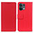 Leather Case Stands Flip Cover Holder M08L for Oppo Reno8 Pro 5G Red