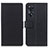 Leather Case Stands Flip Cover Holder M08L for Oppo Reno8 T 4G Black