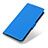 Leather Case Stands Flip Cover Holder M08L for Samsung Galaxy F62 5G Blue