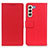 Leather Case Stands Flip Cover Holder M08L for Samsung Galaxy S21 5G Red