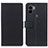 Leather Case Stands Flip Cover Holder M08L for Xiaomi Redmi A1 Plus Black