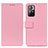 Leather Case Stands Flip Cover Holder M08L for Xiaomi Redmi Note 11S 5G Pink