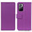 Leather Case Stands Flip Cover Holder M08L for Xiaomi Redmi Note 11S 5G Purple