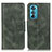 Leather Case Stands Flip Cover Holder M09L for Motorola Moto Edge 30 5G Green