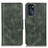 Leather Case Stands Flip Cover Holder M09L for Motorola Moto G 5G (2022) Green