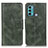 Leather Case Stands Flip Cover Holder M09L for Motorola Moto G40 Fusion Green