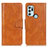 Leather Case Stands Flip Cover Holder M09L for Motorola Moto G60s