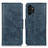 Leather Case Stands Flip Cover Holder M09L for Samsung Galaxy A04s Blue