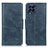 Leather Case Stands Flip Cover Holder M09L for Samsung Galaxy M53 5G Blue