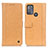 Leather Case Stands Flip Cover Holder M10L for Motorola Moto G50 Brown