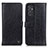 Leather Case Stands Flip Cover Holder M10L for Samsung Galaxy M14 5G Black
