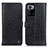 Leather Case Stands Flip Cover Holder M10L for Xiaomi Poco X3 GT 5G Black