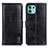 Leather Case Stands Flip Cover Holder M11L for Motorola Moto Edge 20 Lite 5G Black