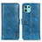 Leather Case Stands Flip Cover Holder M11L for Motorola Moto Edge 20 Lite 5G Blue