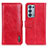 Leather Case Stands Flip Cover Holder M11L for Oppo Reno6 Pro 5G Red