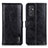 Leather Case Stands Flip Cover Holder M11L for Samsung Galaxy A82 5G Black