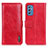 Leather Case Stands Flip Cover Holder M11L for Samsung Galaxy M52 5G Red