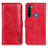 Leather Case Stands Flip Cover Holder M11L for Xiaomi Redmi Note 8 (2021) Red