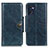 Leather Case Stands Flip Cover Holder M12L for Oppo Reno7 5G Blue