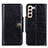 Leather Case Stands Flip Cover Holder M12L for Samsung Galaxy S22 5G