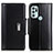 Leather Case Stands Flip Cover Holder M13L for Motorola Moto G60s Black