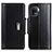 Leather Case Stands Flip Cover Holder M13L for Oppo A94 4G Black