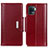 Leather Case Stands Flip Cover Holder M13L for Oppo A94 4G Red