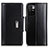 Leather Case Stands Flip Cover Holder M13L for Xiaomi Redmi 10 (2022) Black