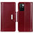Leather Case Stands Flip Cover Holder M13L for Xiaomi Redmi 10 (2022) Red