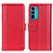 Leather Case Stands Flip Cover Holder M14L for Motorola Moto Edge 20 5G Red