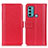 Leather Case Stands Flip Cover Holder M14L for Motorola Moto G40 Fusion Red