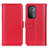 Leather Case Stands Flip Cover Holder M14L for OnePlus Nord N200 5G Red