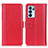Leather Case Stands Flip Cover Holder M14L for Oppo Reno6 Pro 5G India Red