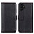 Leather Case Stands Flip Cover Holder M14L for Samsung Galaxy A04s Black