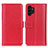 Leather Case Stands Flip Cover Holder M14L for Samsung Galaxy A04s Red