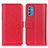 Leather Case Stands Flip Cover Holder M14L for Samsung Galaxy M52 5G Red