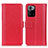 Leather Case Stands Flip Cover Holder M14L for Xiaomi Poco X3 GT 5G Red